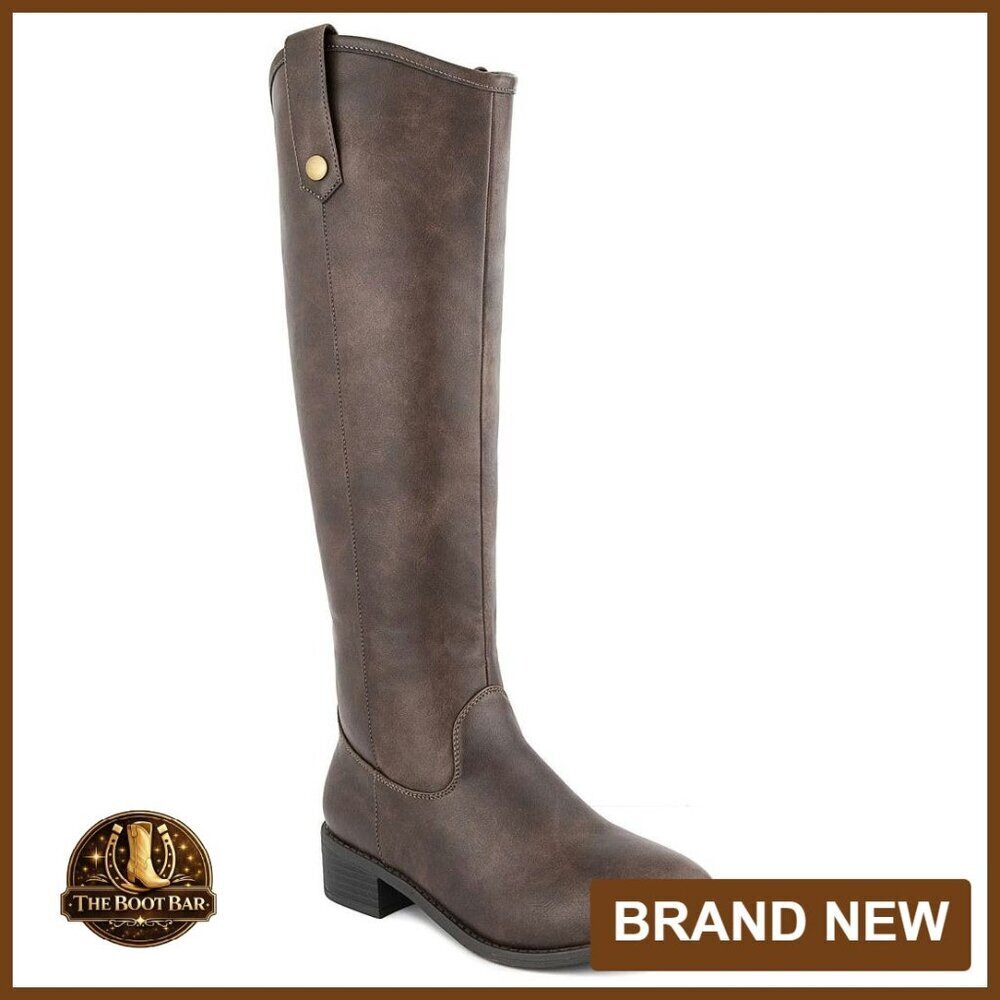 Women's Riding Boots 16" Shaft 1.25" Heel Zipper Closure